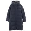 Seamless Down Coat M Navy Women Used