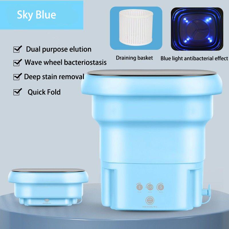 Portable Folding Washing Machine Drying Machine Dryer Clothes Socks Mini Cleaning MachineUnderwear Centrifugal Washing Machine