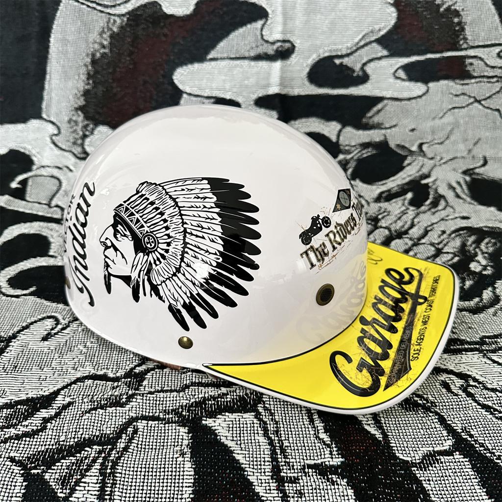 Мото Ретро Бейсбольный Шлем Мотоциклетный Шлем Скутер Мужской и Женский Уличная Мода Половинный Шлем