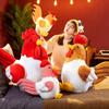 Игрушки-куклы из плюша в виде петуха, набитые мягкие куклы-курицы, животные, птица, подушка, забавная декорация для дома, подарок на день рождения