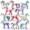 Unicorn Figurine Collectible Pvc Model For Kids Fantasy Animal Decor Play Toy