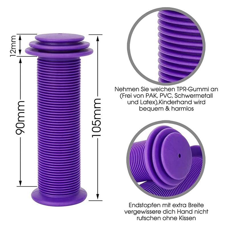 2X Ручки на руль для горного велосипеда, резиновые, противоскользящие, водонепроницаемые, для детского трехколесного велосипеда, самоката, руля для велоспорта