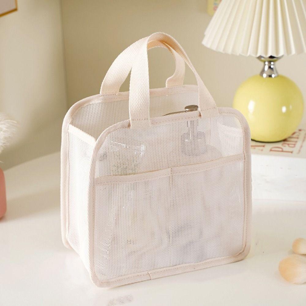 Large Capacity Makeup Pouch PVC Toiletry Storage Bag Simple Cosmetic Storage Bag  Travel