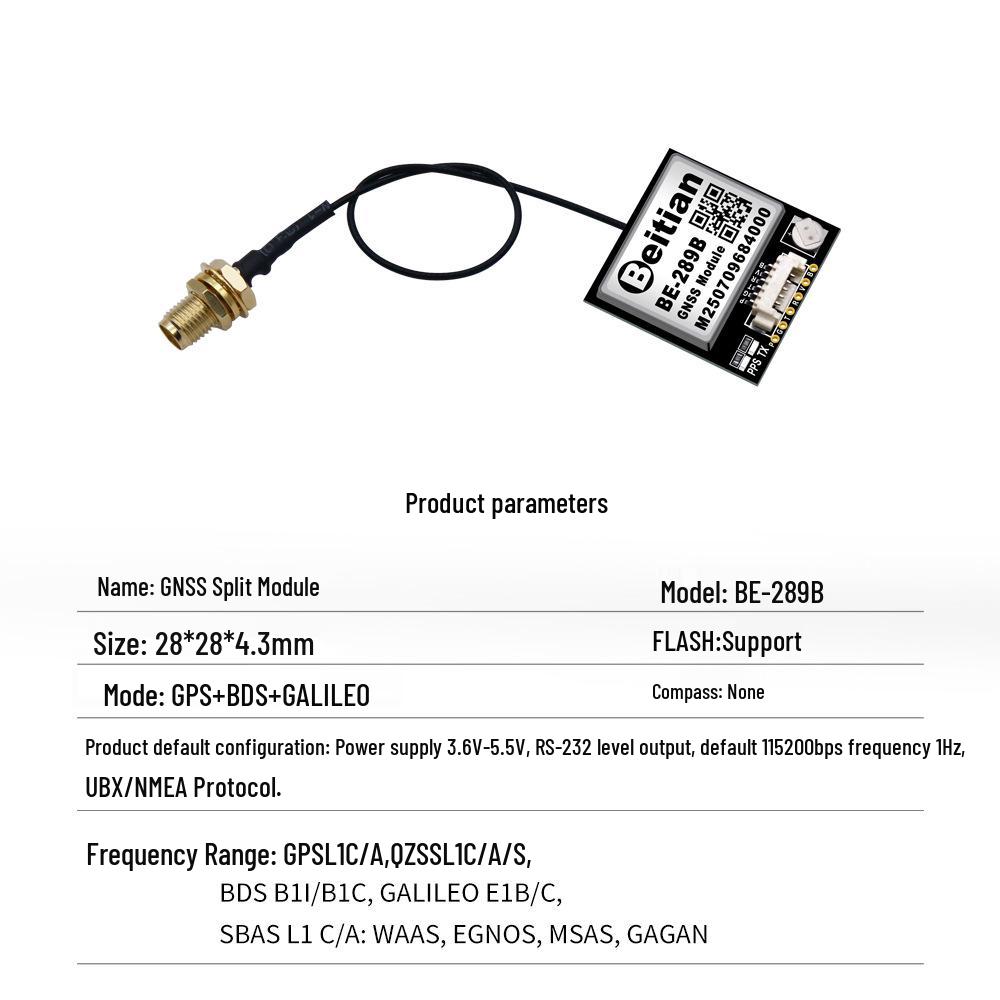 North Sky GPS GMOUSE Beidou Antenna Flight Controller GNSS Timing & Navigation Module BE-289