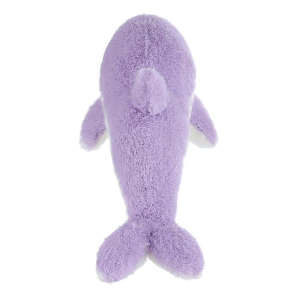 Apricot Lamb Taro Purple Dolphin Plush Toy for Kids, Soft and Cute, Fluffy Taro Purple Dolphin for Girls and Boys, 30cm