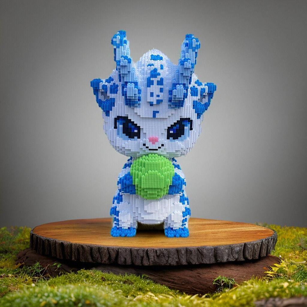 Год Дракона: Строительные блоки «Единорог-Дракон» в китайском стиле — развивающая головоломка для детей