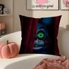 Чехол на подушку Игровой хоррор FFive Nights at Freddys Наволочка Короткий плюш Невидимая молния Для комнаты Дивана Чехол на подушку