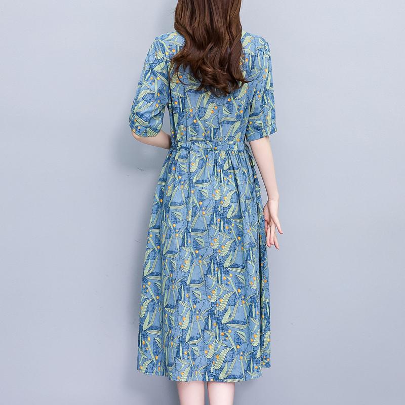 Модные летние платья для женщин больших размеров, повседневное элегантное длинное платье с коротким рукавом, летняя винтажная одежда