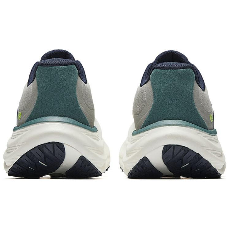 Anta Текстиль, Синтетическая кожа Нескользящая Устойчивая к истиранию Низкие Повседневные Беговые Кроссовки Мужские Бело-зеленые 112515508-6