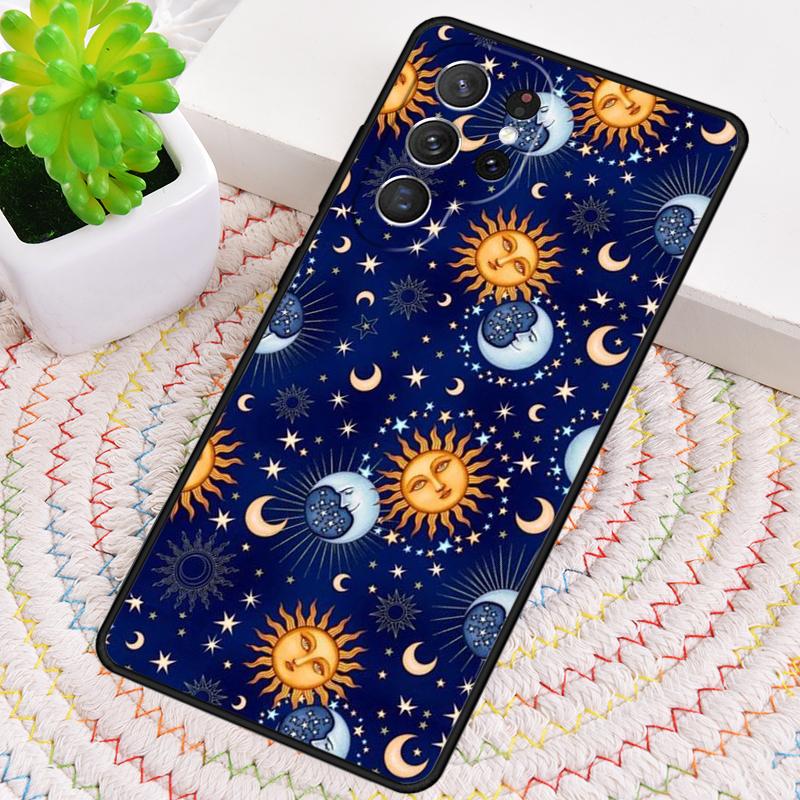 Астрологический чехол для телефона 'Солнце Луна Звезда' для Samsung Galaxy note 10 pro S26 S25 S24 S23 S22 Ultra Plus S21 FE S20