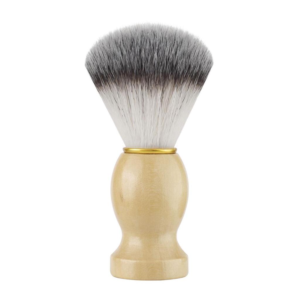 Мужская кисть для лица с мягкой щетиной - Классическая ручная кисть для бритья и намыливания для мыла или крема для бритья и ухода за бородой.