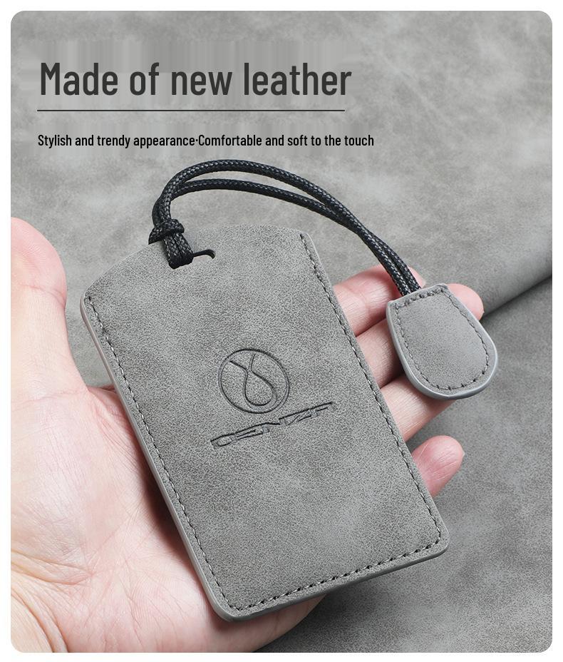 Чехол для ключа Denza D9: Премиальный держатель для NFC-карт и пряжка для мужчин и женщин