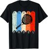 Padel Paddle Tennis Racquet Ball Vintage Colors TShirt Cotton Casual Sports Street Couple Clothes Streetwear Mens T Shirts