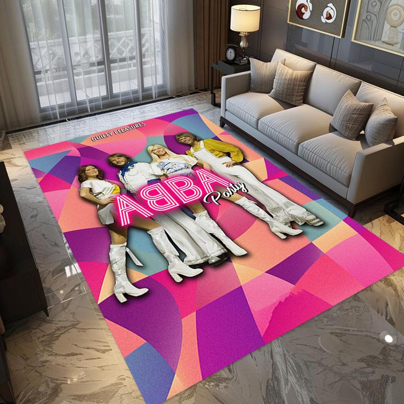 ABBA Iconic Music Legacy carpet Suitable for all seasons floor mats Christmas gifts Protective pad Dormitory decoration
