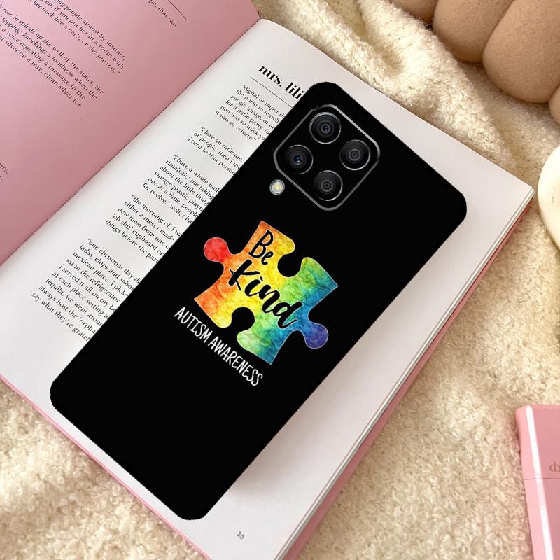 Autism Support Puzzle Case For Samsung Galaxy M12 M14 M11 M13 M15 M06 M16 M36 M56 M31 M53 M32 M52 M35 M55 M34 M54