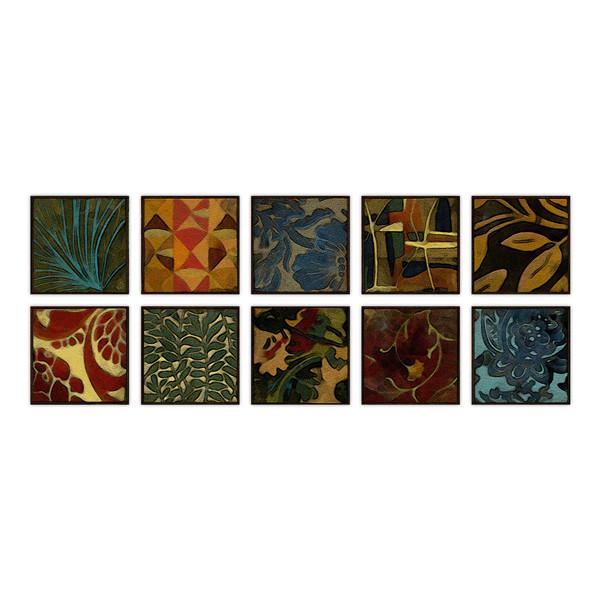 PVC Self-adhesive Sticker Waterproof DIY Tile Sticker Furniture Bathroom Kitchen Wall Stickers Removable Tile Stickers