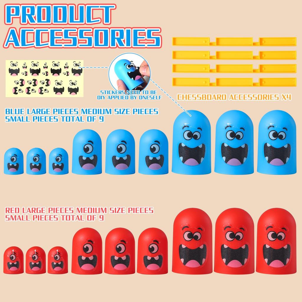 AIUAZA Стратегическая настольная игра Крестики-нолики для детей и вечеринок Настольная стратегия Полезная для ума Обучающая настольная игрушка для вечеринок для 2 игроков Дом, Игра, Игра,