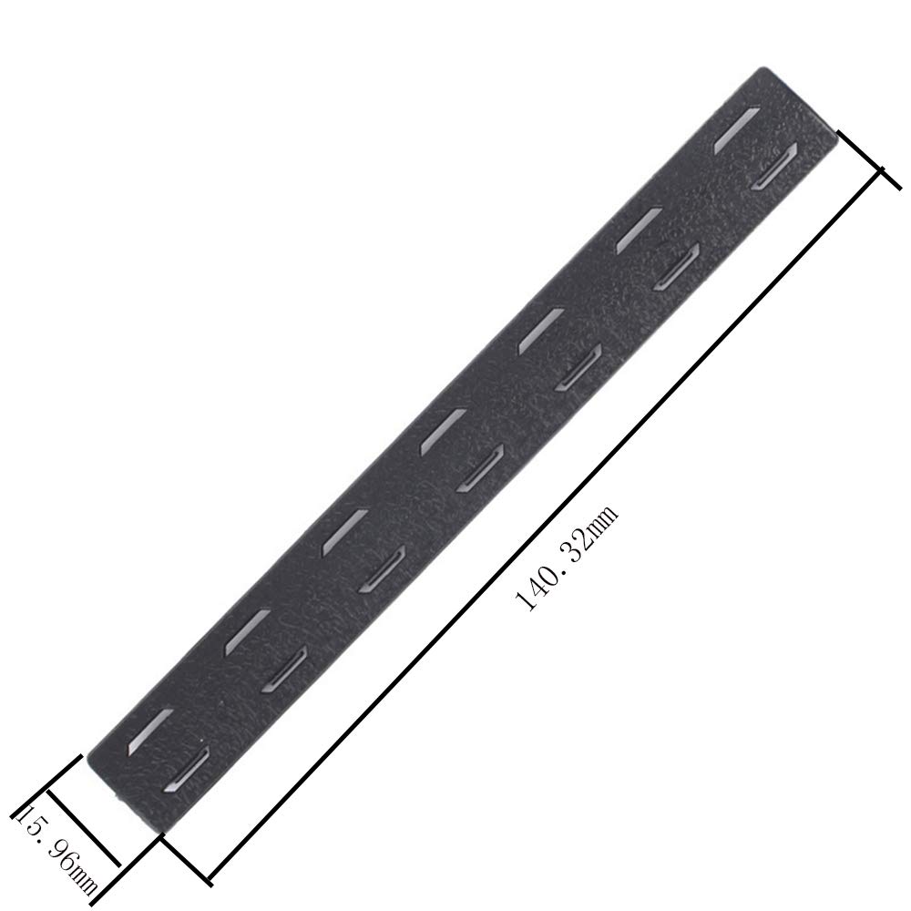 Совместимая с WADSN панель рельса BCM, набор из 5 штук, для улучшения хвата руки, изготовленная из смолы M-LOK (черный)
