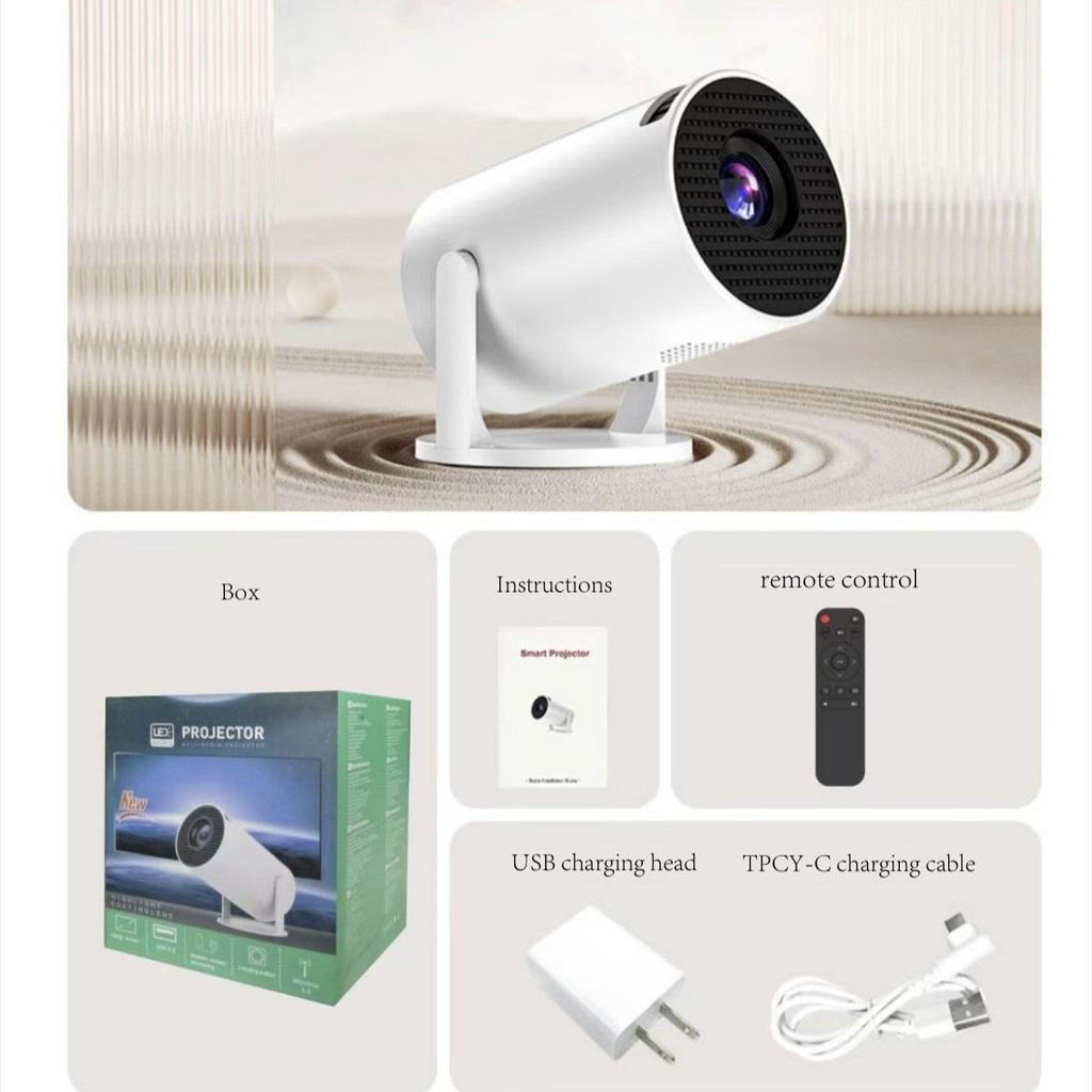 HY300 Ультра HD 4K Портативный Мини Умный Проектор