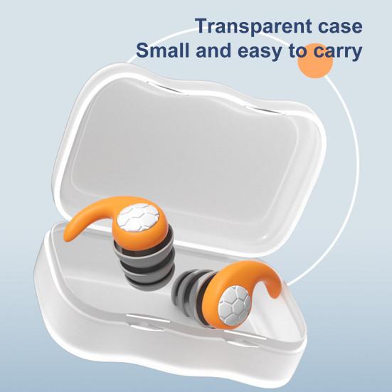 1 пара плавательных берушей Эргономичные Удобные в носке Портативные Водонепроницаемые Мягкие Вкладыши для ушей Защита слуха Многоразовые Унисекс Шумоподавление Силиконовые