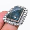 Labradorite Gemstone 925 Sterling Silver Jewelry Ring Size 7