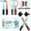 18-in-1 Switch Sports Accessories Bundle for Switch 2 Joy-Con with Tennis, Golf, Bowling, Sword Props, Leg & Wrist Straps-Motion Control Game Kit