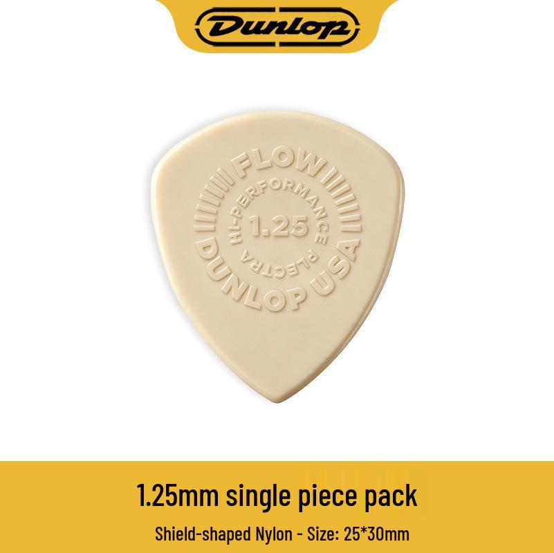 Dunlop 541R FLOW Electric Guitar Pick: Nylon Non-slip, Wear-resistant for Speed Picking & Strumming.