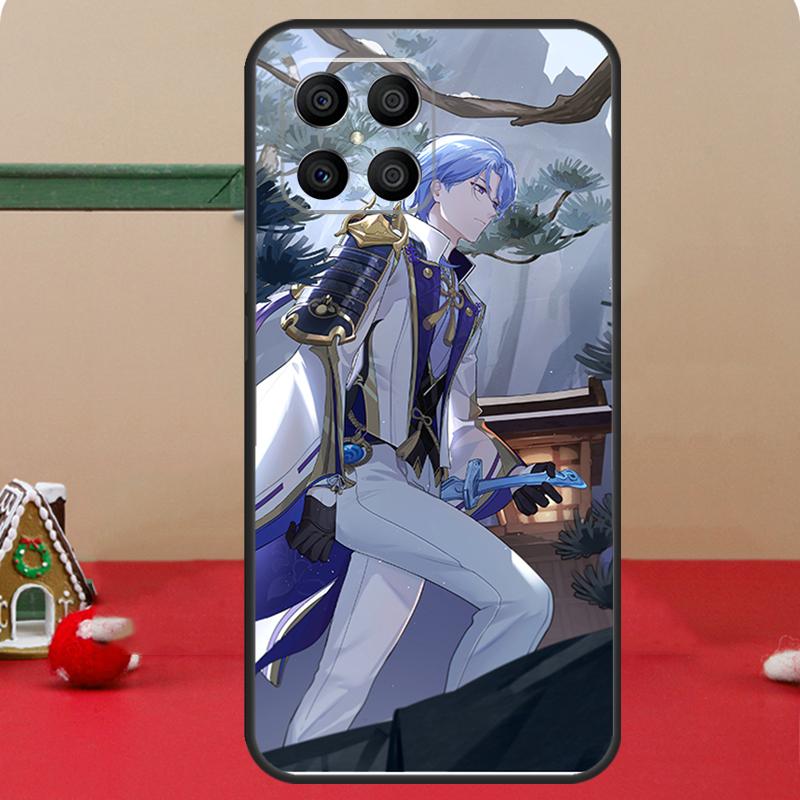 Чехол Genshin Impact Kamisato Ayato для Honor Magic 8 7 6 Pro Honor 200 400 70 90 Lite X8c X8b X9a X9b X9c X9d Win RT Чехол