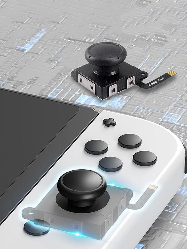 Джойстик на эффекте Холла Без дрифта Магнитный стик Холла 3D аналоговый стик Сенсорный потенциометрический модуль для Switch/OLED/Lite