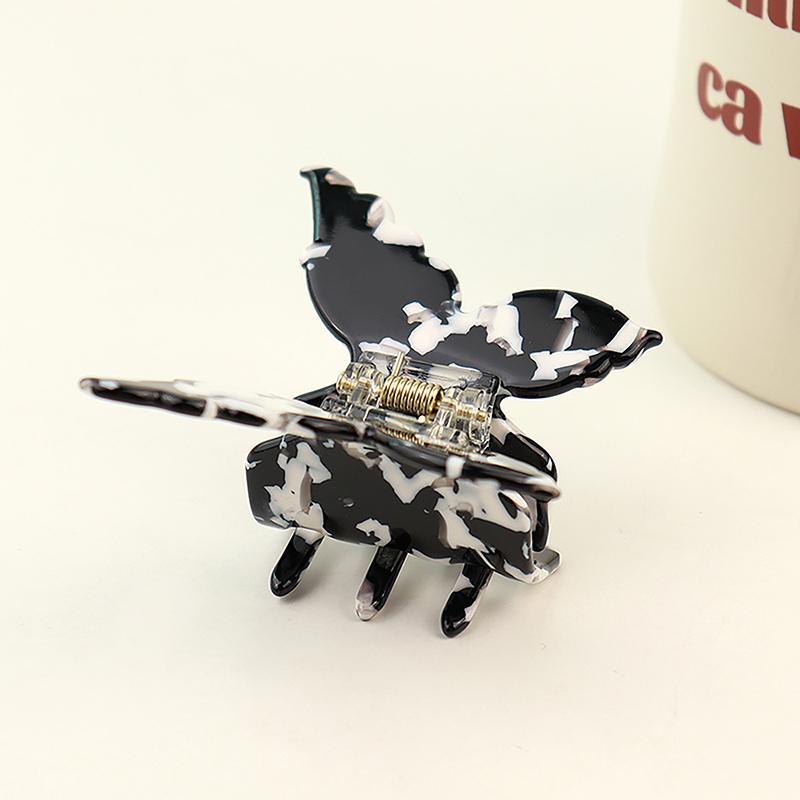 Французские ретро-заколки для волос в форме бабочки в корейском стиле, ацетатные градиентные заколки для волос для девочек, аксессуары для волос, головные уборы