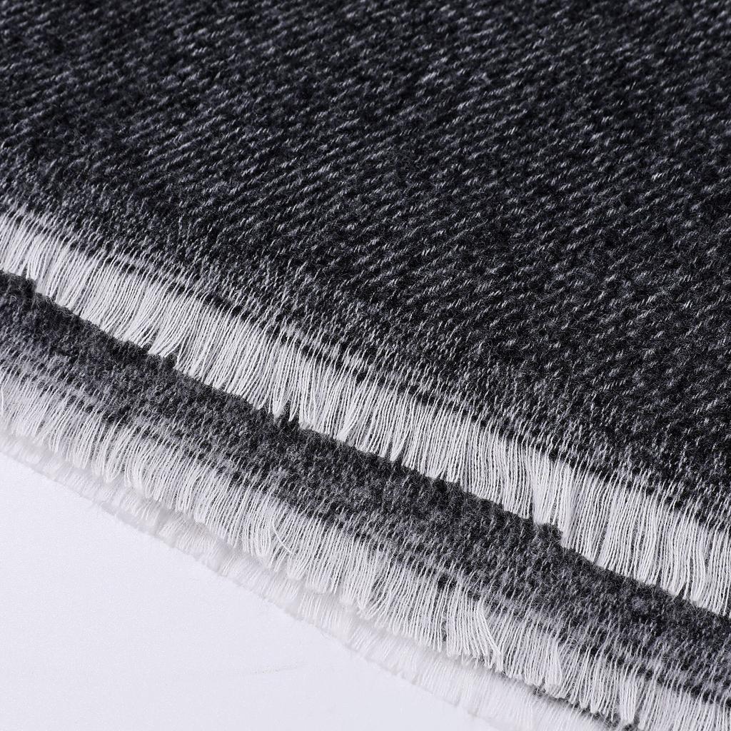 European and American Style Women's Fashion Shawl Knitted Solid Color Pashmina Split Tie Cape Autumn and Winter Warm Scarf