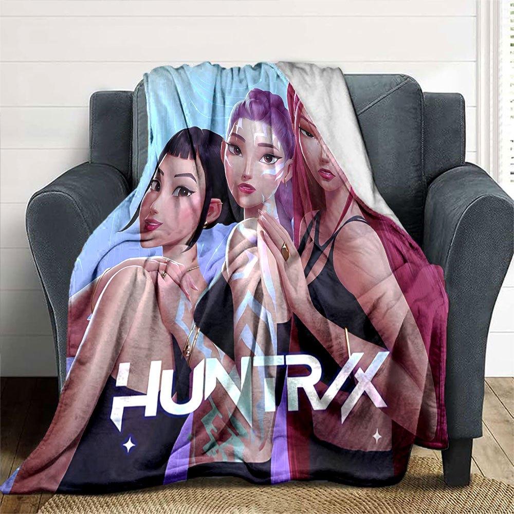 1pc hunter x (16) Blanket Soft Warm Throw for Home, Office, Travel All Season Cozy Bedding Gift, Office Cozy AccessoryB1