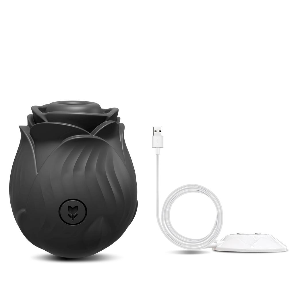 Sucking-Rose Vibrator Toy for Women Vacuum Stimulator Oral Nipple Clit Sucker Female Sex Toys for Women Adults Sex Shop