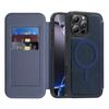 Кожаный чехол-бумажник с откидной крышкой для iPhone 16 15 14 13 12 11 Pro Max 15 Plus 16E Для Magsafe Беспроводная зарядка Обложка для кредитной карты