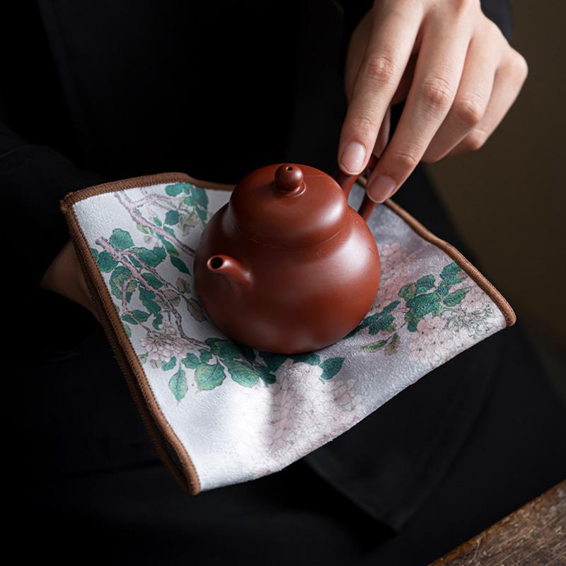 1 шт. Чайная салфетка, аксессуары, кухонный коврик для чайного столика, высококачественный чайный коврик, бытовое чайное полотенце, впитывающее воду, чайная салфетка Zen