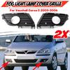 1 Pair Left Right Car Front Fog Light Grille Grills Fog Lamp Cover Repla For Vauxhall Corsa C 2003-2006 1400729 1400728