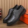 Брендовые мужские туфли-броги на шнуровке, модные, элегантные, формальные, новые, весна-осень, деловые, кожаные, повседневные