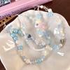 Anti Lost Clouds Stars Phone Strap Beaded Pendant Phone Lanyard  Female Lady Girl