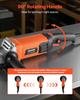 Angle Grinder, 177.8mm Electric Grinder Power Tool, 8.2Amps 8500RPM High-Speed Corded Angle Grinders with Adjustable Dust Guard for Metal Grinding,