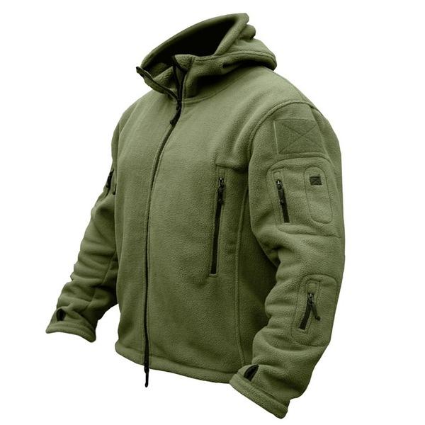 Tactical Men's Jacket, Combat Jacket, Military Fleece, Outdoor Sports, Hiking Polar Jacket