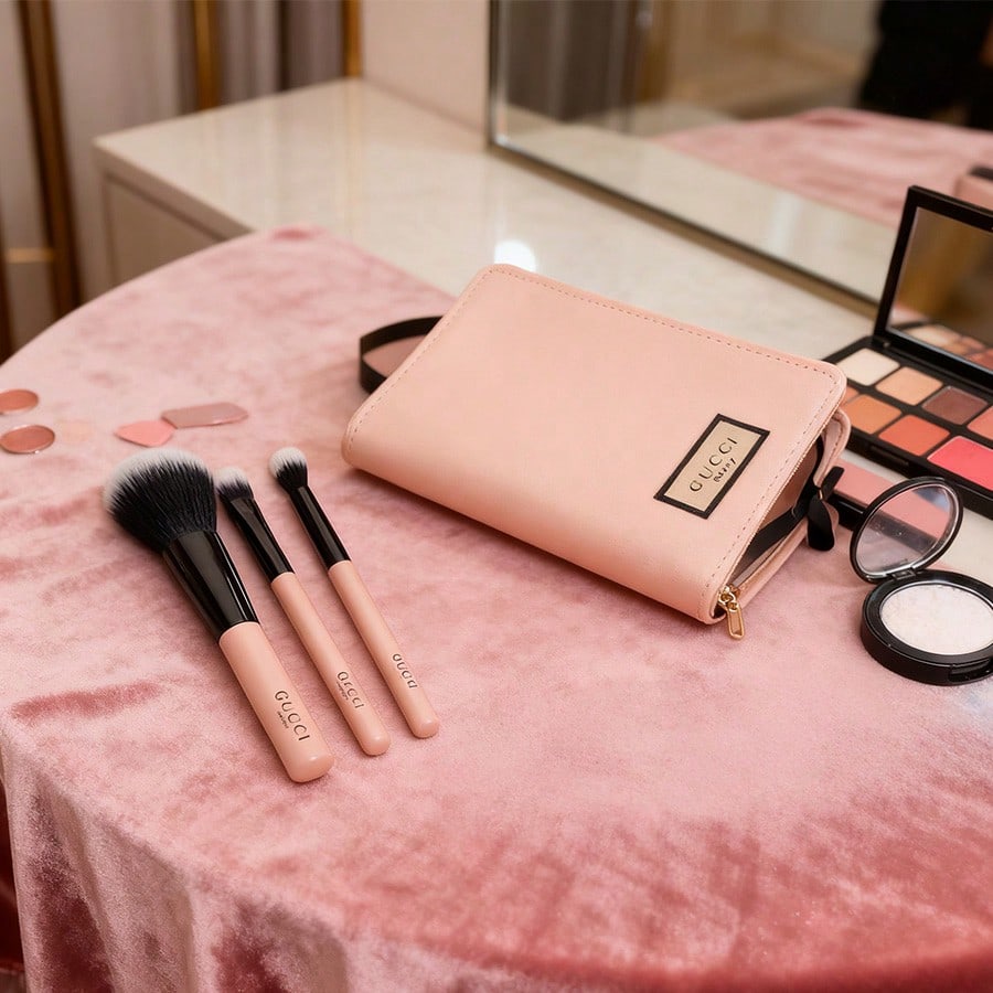 Женская косметичка, подходящая для подарка на праздники. Это можно преподнести в качестве подарка вашей девушке или друзьям.