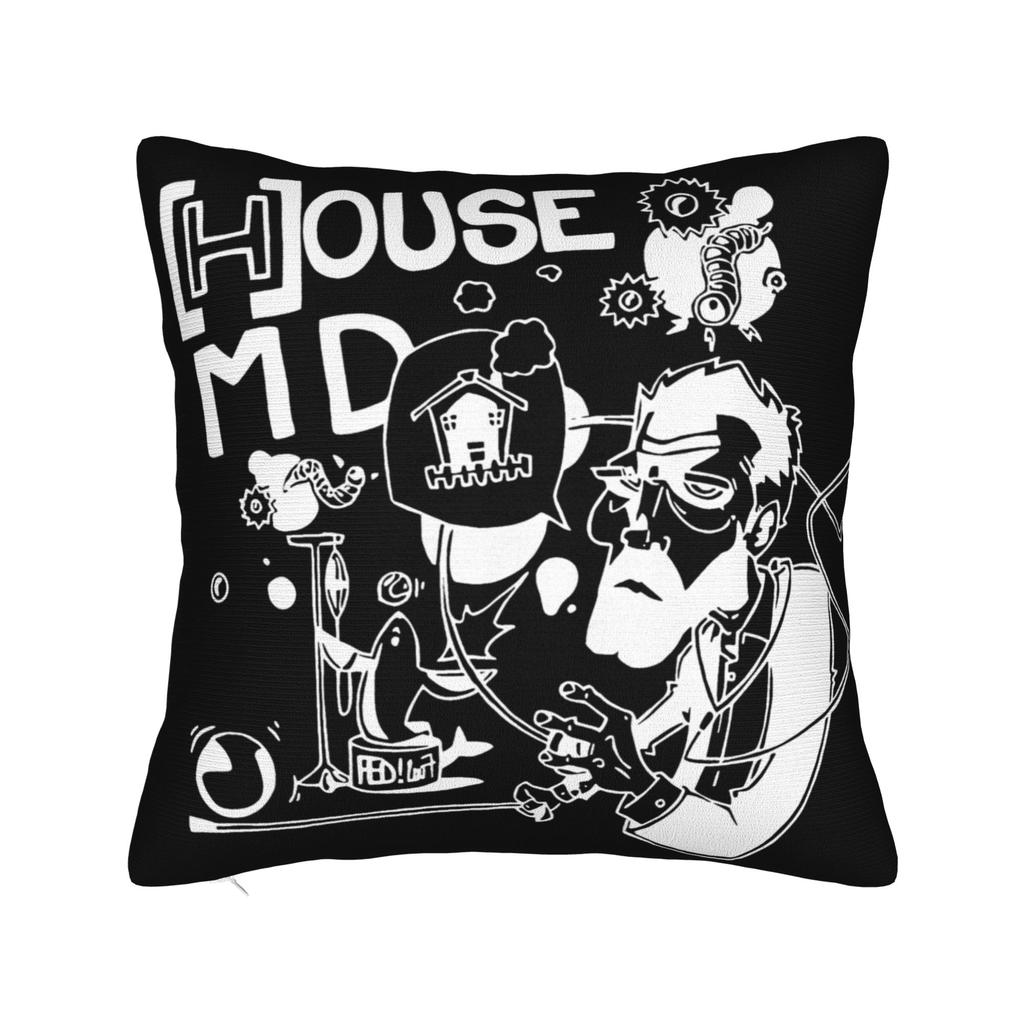 Подушки House MD Квадратные Наволочки Полиэстер Гостиная Хью Лори Чехол для Подушки Крутая Декоративная Наволочка 40*40