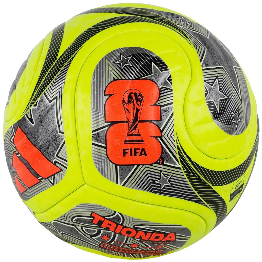 Adidas Trionda FIFA World Cup 26, Зимний мяч FIFA Quality Pro, Унисекс, желтый, Футбольный