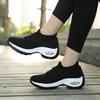 Trendy Sports Shoes 2024 New Thick Sole Height Increasing Versatile Casual Mesh Breathable Vulcanized Shoes Zapatos De Mujer