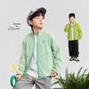 Boys' Lightweight Anti-static Color-block Fleece Jacket