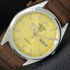 REFURBISHED SEIKO 5 AUTOMATIC 6309A JAPAN MENS VINTAGE GOLDEN WATCH A701706-5 R206c-a701706