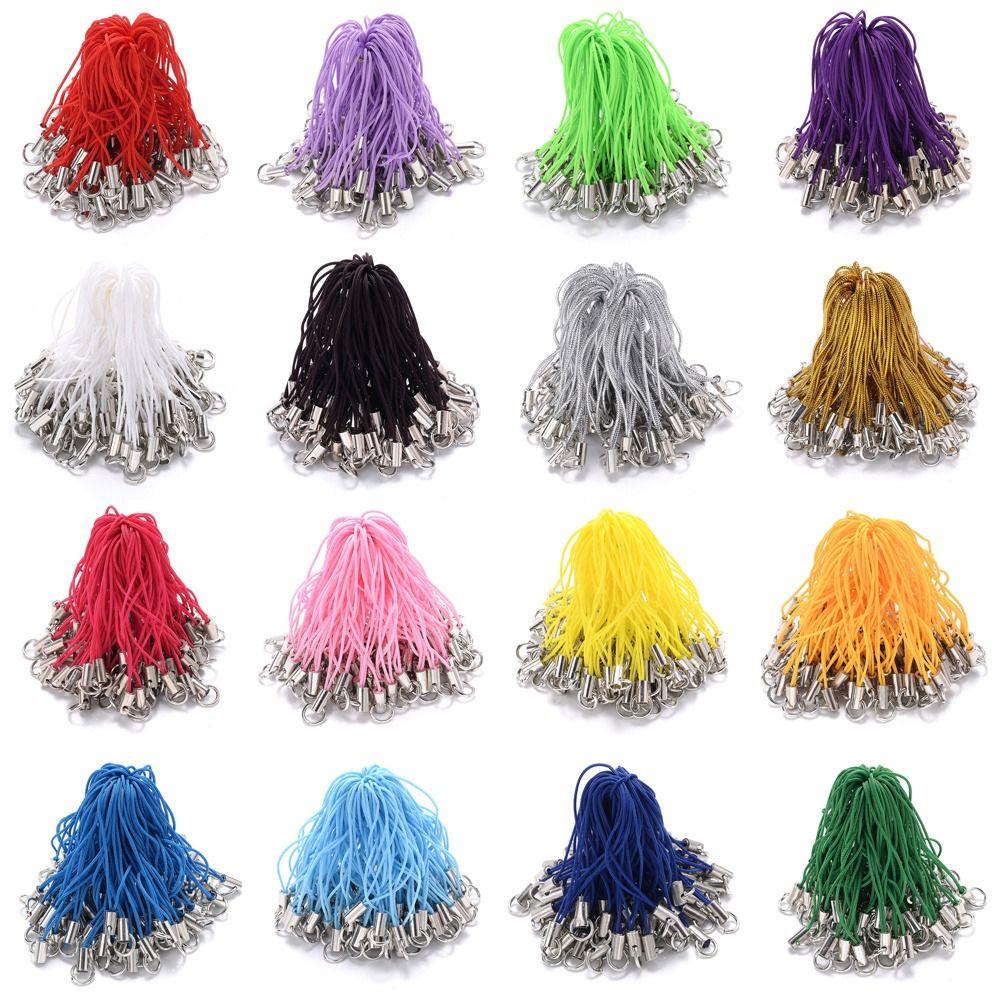 Straps Phone Landyard Jump Ring Lanyard Rope Keychains Cord DIY Keyring Pendant Lanyard Strap Cord