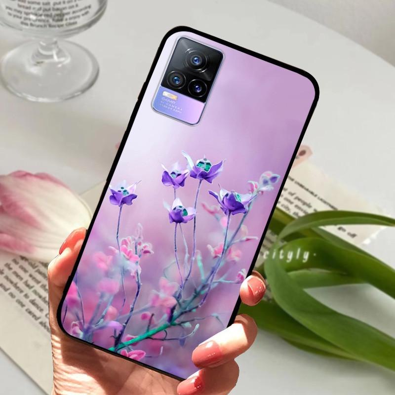 Чехол для Vivo V21e V 21e V2061 V2055 Мягкий ТПУ Защитный Чехол-бампер для телефона Vivo V21 V 21 4G 5G Ударопрочный