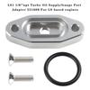 LS1 1/8"npt Турбо адаптер для подачи масла/манометра 551608 Для двигателей на базе LS