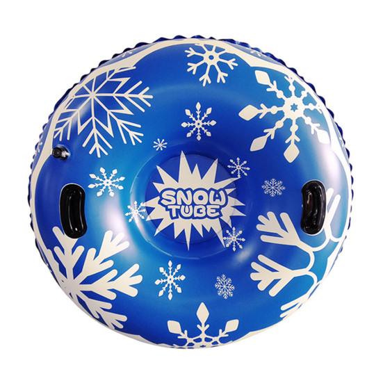 Inflatable Ski Ring Durable Waterproof Fast Inflation Easy Storage Eco-friendly Snow Sled for Kids Adults